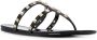 Valentino Garavani Rockstud sandalen Zwart - Thumbnail 2