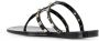 Valentino Garavani Rockstud teenslippers Zwart - Thumbnail 3