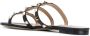 Valentino Garavani Rockstud leren sandalen Zwart - Thumbnail 3