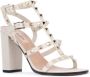 Valentino Garavani 105 mm Rockstud sandalen Beige - Thumbnail 1
