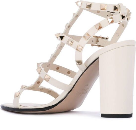 Valentino Garavani 105 mm Rockstud sandalen Beige