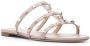 Valentino Garavani Rockstud leren sandalen Beige - Thumbnail 2