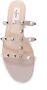 Valentino Garavani Rockstud leren sandalen Beige - Thumbnail 4