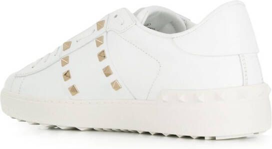 Valentino Garavani Rockstud Untitled leren sneakers Wit