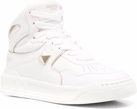 Valentino Garavani Rockstud sneakers Wit