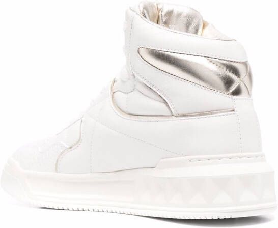 Valentino Garavani Rockstud sneakers Wit