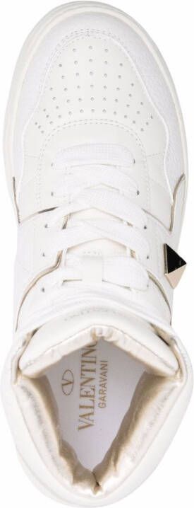 Valentino Garavani Rockstud sneakers Wit