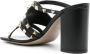 Valentino Garavani 90 mm Rockstud leren sandalen met bandjes Zwart - Thumbnail 3