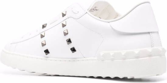 Valentino Garavani Rockstud Untitled leren sneakers Wit