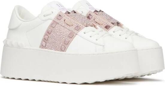 Valentino Garavani Rockstud Untitled sneakers Wit