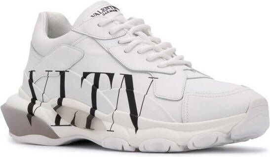 Valentino Garavani Rockstud VLTN sneakers Wit