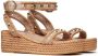 Valentino Garavani Rockstud sandalen met sleehak Beige - Thumbnail 2