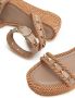 Valentino Garavani Rockstud sandalen met sleehak Beige - Thumbnail 5