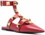Valentino Garavani Roman ballerina's met studs Rood - Thumbnail 2