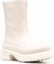 Valentino Garavani Roman enkellaarzen met studs Beige - Thumbnail 2