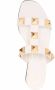 Valentino Garavani Roman Stud leren sandalen Beige - Thumbnail 4