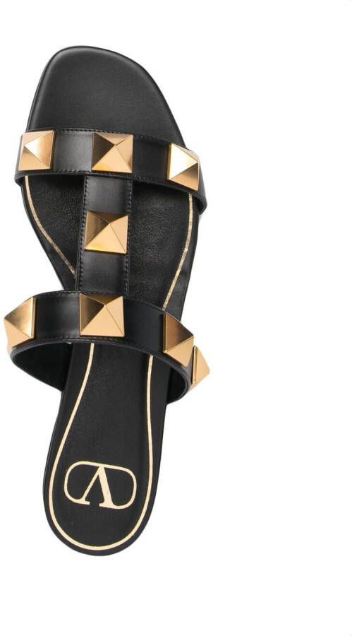 Valentino Garavani Roman Stud muiltjes Zwart