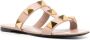 Valentino Garavani Roman Stud leren sandalen Beige - Thumbnail 2