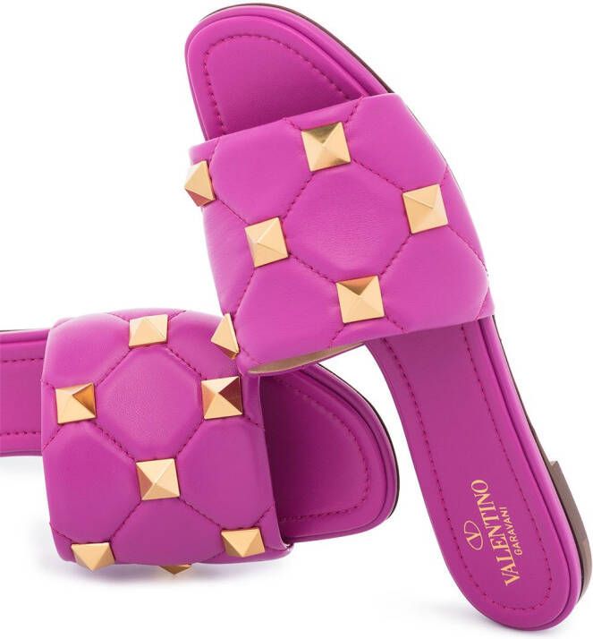 Valentino Garavani Roman sandalen met studs Roze