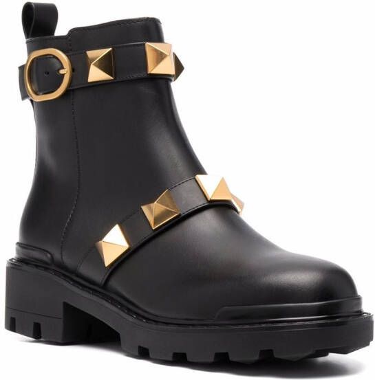 Valentino Garavani Roman Stud combat boots Zwart