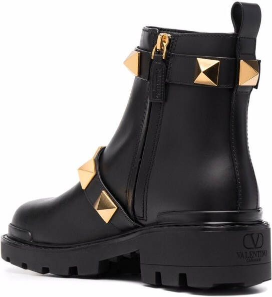 Valentino Garavani Roman Stud combat boots Zwart