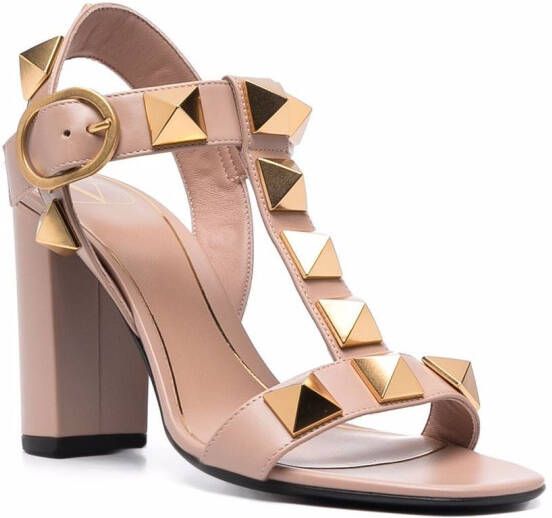 Valentino Garavani Roman Stud leren sandalen Roze