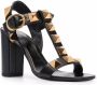 Valentino Garavani Roman Stud leren sandalen Zwart - Thumbnail 2