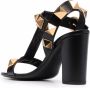 Valentino Garavani Roman Stud leren sandalen Zwart - Thumbnail 3