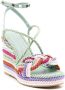 Valentino Garavani Sandalen met sleehak Veelkleurig - Thumbnail 2