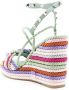 Valentino Garavani Sandalen met sleehak Veelkleurig - Thumbnail 3