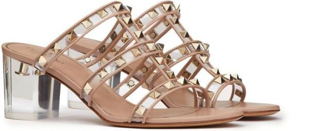 Valentino Garavani Sandalen met Rockstud-detail Beige