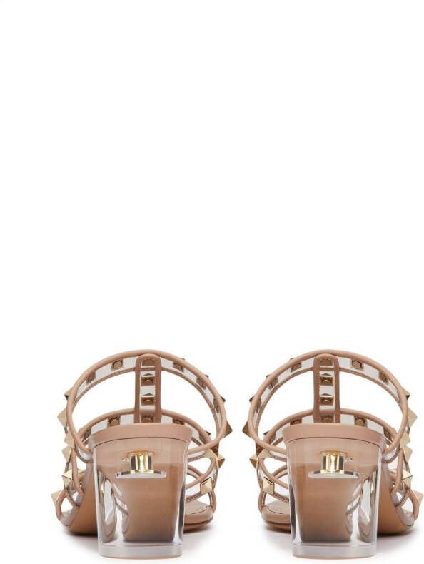 Valentino Garavani Sandalen met Rockstud-detail Beige