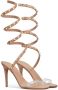 Valentino Garavani 100 mm Rockstud sandalen Beige - Thumbnail 2