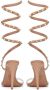 Valentino Garavani 100 mm Rockstud sandalen Beige - Thumbnail 3