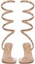 Valentino Garavani 100 mm Rockstud sandalen Beige - Thumbnail 4