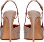 Valentino Garavani Signature slingback pumps met VLOGO Beige - Thumbnail 3