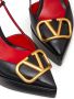 Valentino Garavani VLogo kenmerkende slingback pumps Zwart - Thumbnail 5