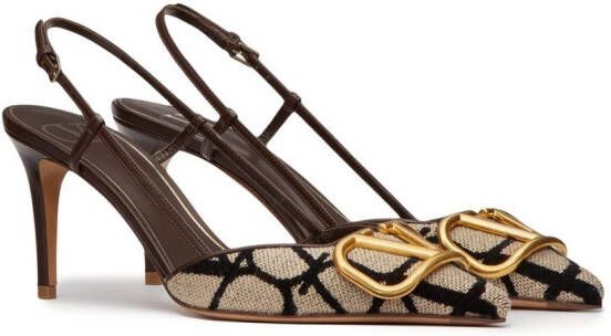 Valentino Garavani Slingback pumps Beige