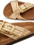 Valentino Garavani Slippers met gekruiste bandjes Goud - Thumbnail 5