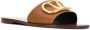 Valentino Garavani VLogo Signature leren sandalen Bruin - Thumbnail 2