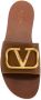 Valentino Garavani VLogo Signature leren sandalen Bruin - Thumbnail 4