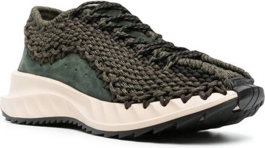 Valentino Garavani Sneakers met haakmotief Groen