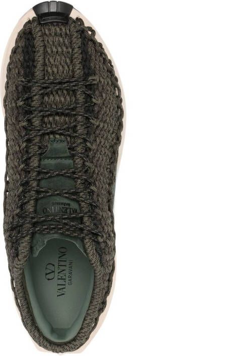 Valentino Garavani Sneakers met haakmotief Groen