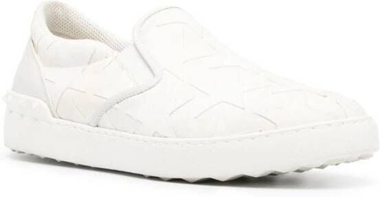 Valentino Garavani Sneakers met jacquard Wit