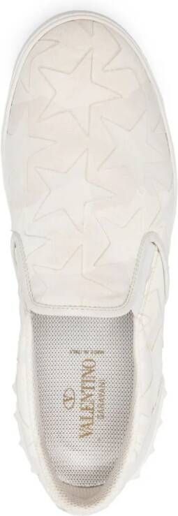 Valentino Garavani Sneakers met jacquard Wit