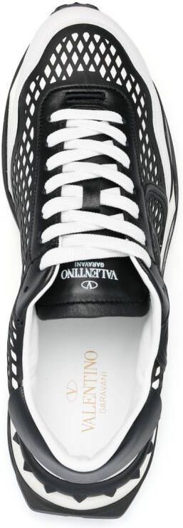 Valentino Garavani Sneakers met logoprint Zwart