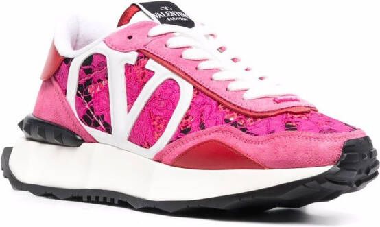 Valentino Garavani Sneakers met mesh Roze