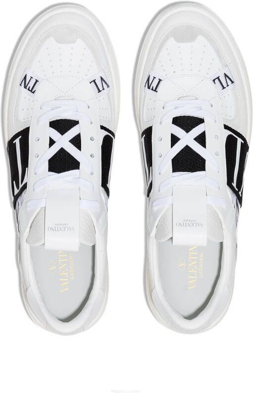 Valentino Garavani VL7N low-top leren sneakers Wit