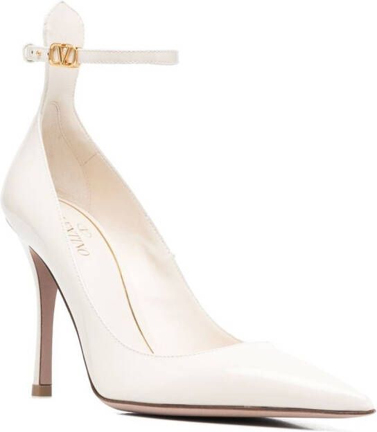 Valentino Garavani Leren pumps Wit