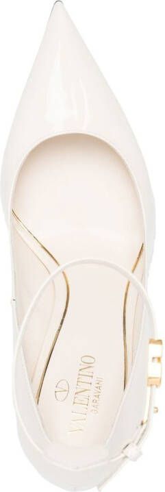 Valentino Garavani Leren pumps Wit